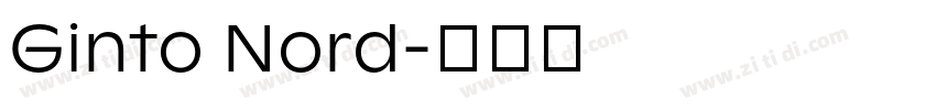 Ginto Nord字体转换
